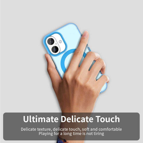 Husa de protectie Techsuit CandyCase MagSafe compatibil cu iPhone 16, Albastru