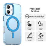 Husa de protectie Techsuit CandyCase MagSafe compatibil cu iPhone 16, Albastru
