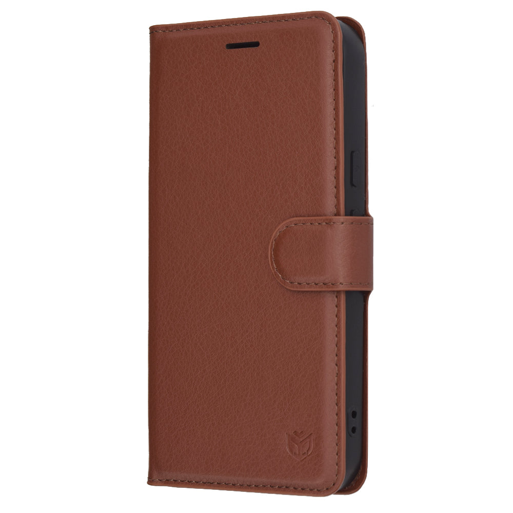 Husa de protectie Techsuit Leather Folio compatibil cu Google Pixel 10 Pro XL, Maro