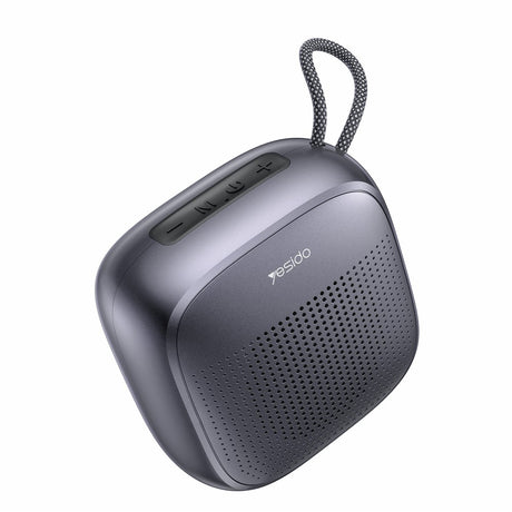 Casti Yesido Wireless Speaker (YSW24), Bluetooth 5.3, Mini Design, Waterproof, Lanyard, TF, AUX, Type-C, 1000mAh, Negru