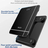 Gadget Yesido Digital Scale Body Weight (MG09), LED Display, Tempered Glass, 5-150kg, Negru