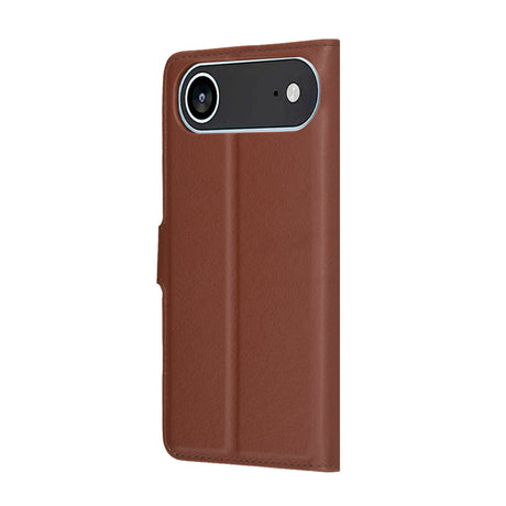 Husa de protectie Techsuit Leather Folio compatibil cu iPhone 17 Air, Maro