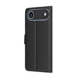 Husa de protectie Techsuit Leather Folio compatibil cu iPhone 17 Air, Negru