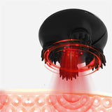 Yesido Handheld Head Massager (MG04), with 4 Gear Head Scratcher, Electrical Muscle Stimulation, 1200mAh, 3200RPM, Negru