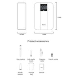 Gadget Yesido Car Compressor (VC04), 4000mAh, 3 - , Negru