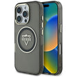 Husa de protectie Guess IML Metal Mountain Logo MagSafe (GUHMP16XHFGTMSLSK) compatibil cu iPhone 16 Pro Max, Negru
