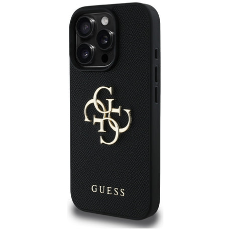 Husa de protectie Guess Hardcase compatibil cu iPhone 16 Pro, Negru