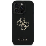 Husa de protectie Guess Hardcase compatibil cu iPhone 16 Pro, Negru