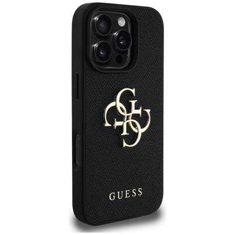 Husa de protectie Guess Hardcase compatibil cu iPhone 16 Pro, Negru
