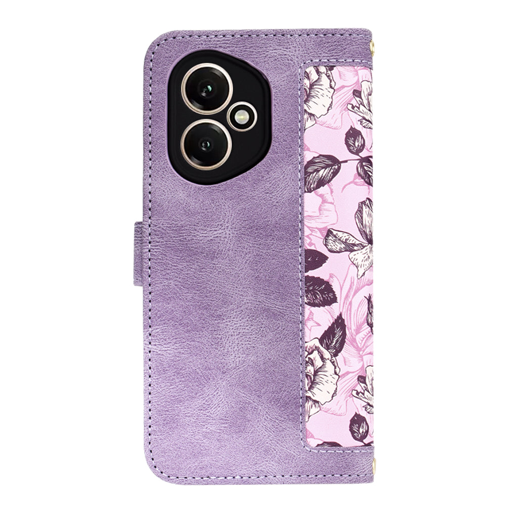 Husa de protectie Techsuit FlipCraft compatibil cu Honor 400, Mysterious Purple