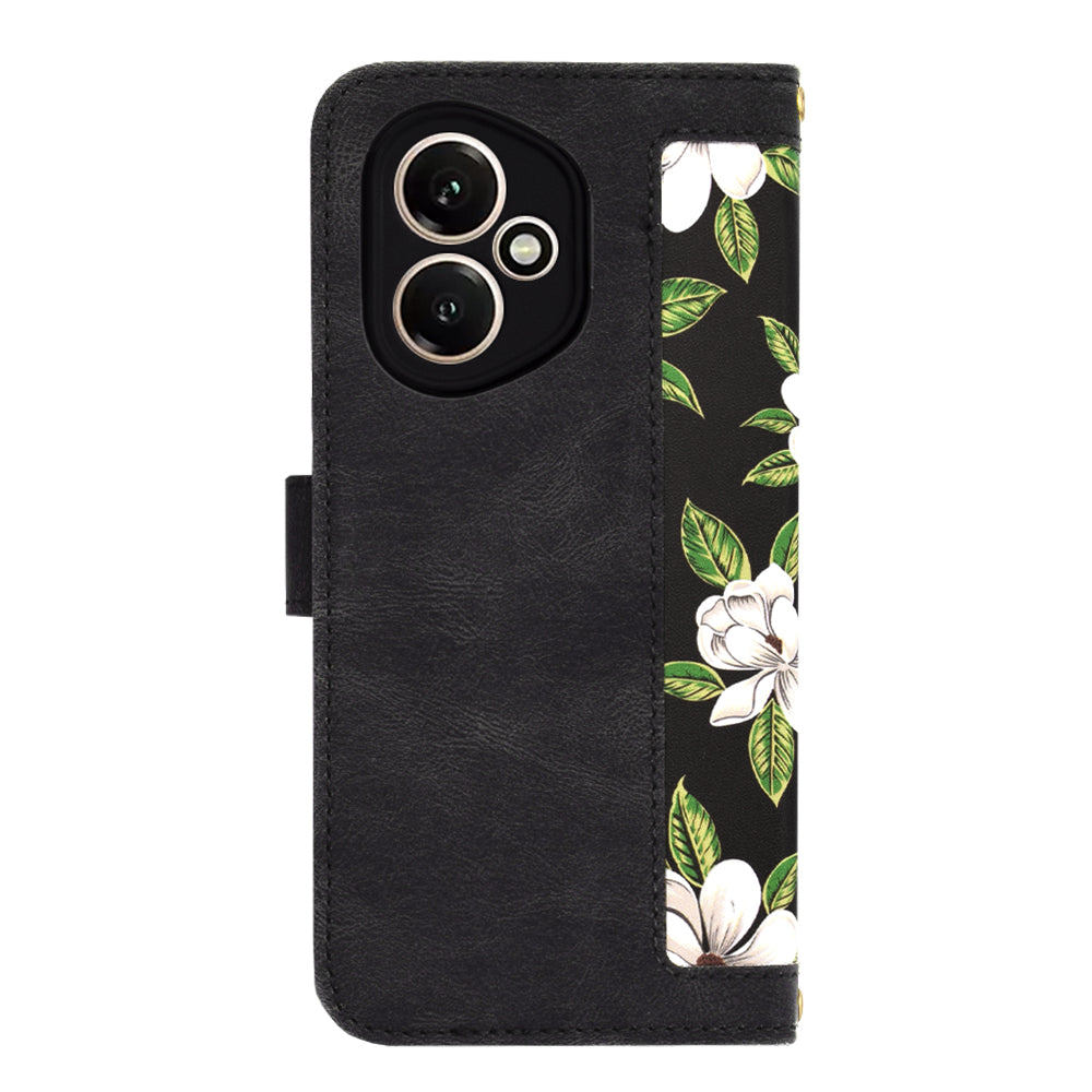Husa de protectie Techsuit FlipCraft compatibil cu Honor 400, Flowers of the Dawn