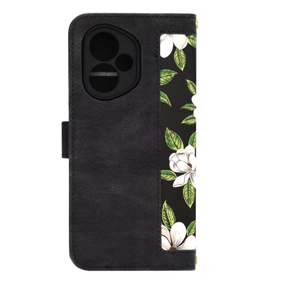Husa de protectie Techsuit FlipCraft compatibil cu Honor 400, Flowers of the Dawn