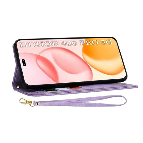 Husa de protectie Techsuit FlipCraft compatibil cu Honor 400 Pro, Mysterious Purple