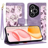 Husa de protectie Techsuit FlipCraft compatibil cu Honor 400 Pro, Mysterious Purple