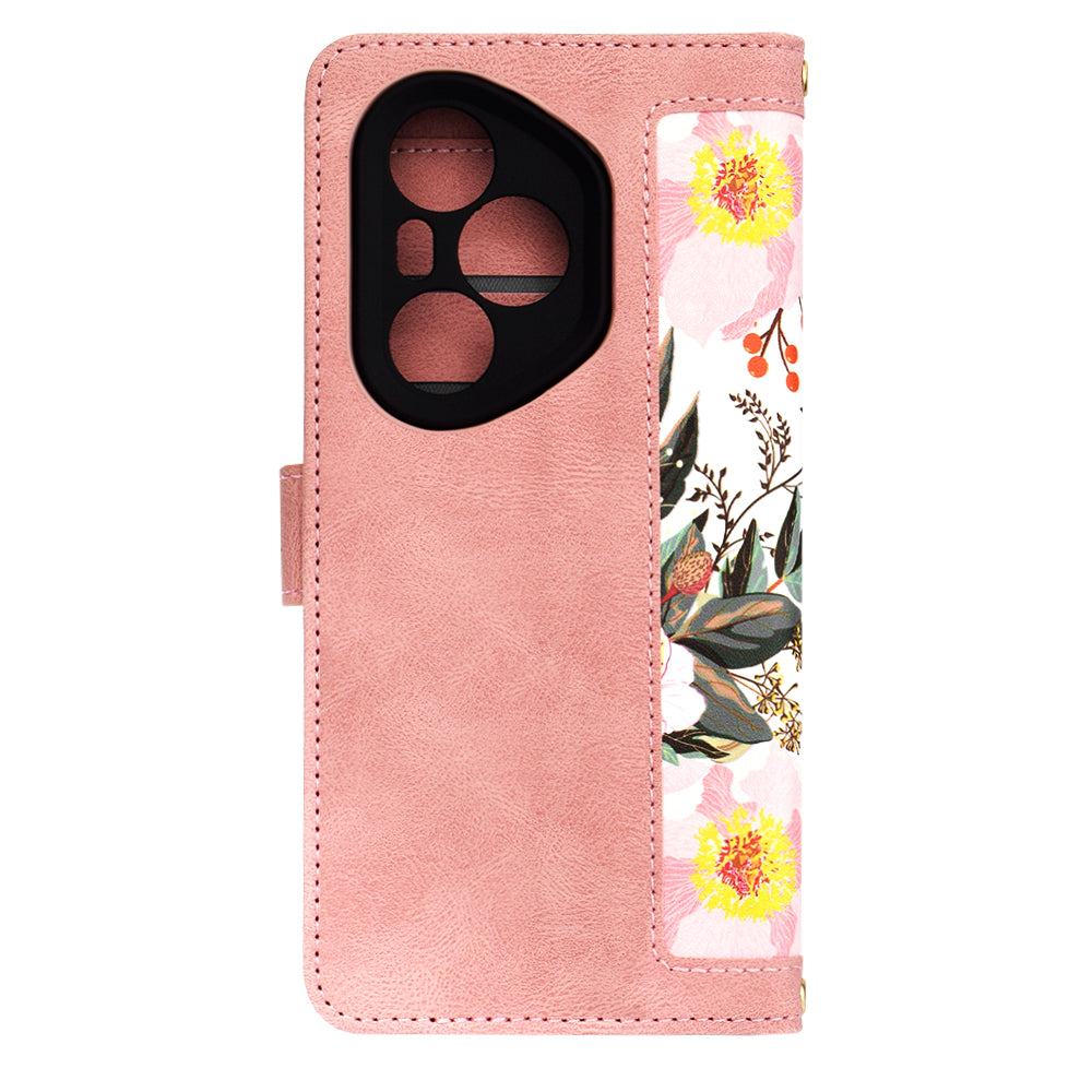 Husa de protectie Techsuit FlipCraft compatibil cu Honor 400 Pro, Sweetheart Pink