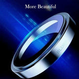 Folie de protectie Blueo Sapphire Crystal Original Lens Glass compatibil cu iPhone 16 Pro / iPhone 16 Pro Max, Colorful
