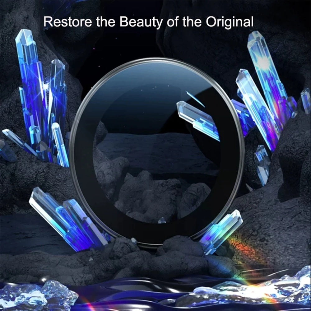 Folie de protectie Blueo Sapphire Crystal Original Lens Glass compatibil cu iPhone 16 Pro / iPhone 16 Pro Max, Colorful