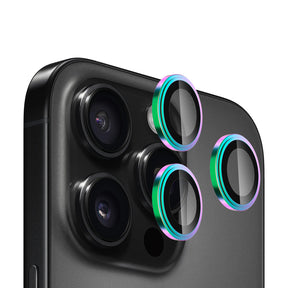 Folie de protectie Blueo Sapphire Crystal Original Lens Glass compatibil cu iPhone 14 Pro / iPhone 14 Pro Max, Colorful