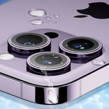 Folie de protectie Blueo Sapphire Crystal Original Lens Glass compatibil cu iPhone 14 Pro / iPhone 14 Pro Max, Colorful