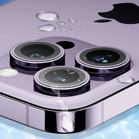 Folie de protectie Blueo Sapphire Crystal Original Lens Glass compatibil cu iPhone 14 Pro / iPhone 14 Pro Max, Argintiu