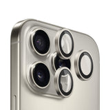 Folie de protectie Blueo 99 Anti-Reflective Lens Glass compatibil cu iPhone 15 Pro /iPhone 15 Pro Max /iPhone 16 Pro /iPhone 16 Pro Max, Natural Titanium