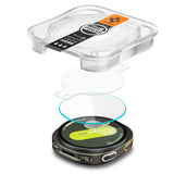 Accesoriu smartwatch Spigen (set de 2) Glas.tR EZ Fit (AGL09876) compatibil cu Samsung Galaxy Watch8 44mm, Transparent