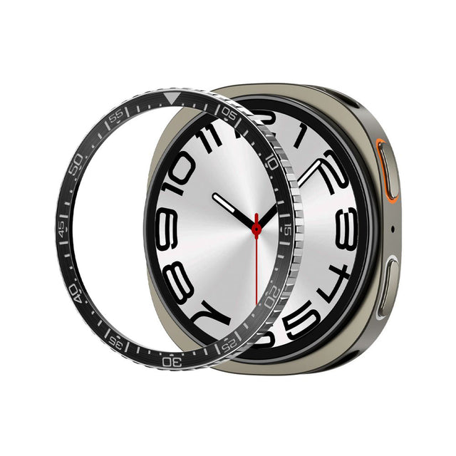 Accesoriu smartwatch Spigen Bezel Tune Diver (ACS10008) compatibil cu for Samsung Galaxy Watch8 44mm, Stainless Steel, Negru