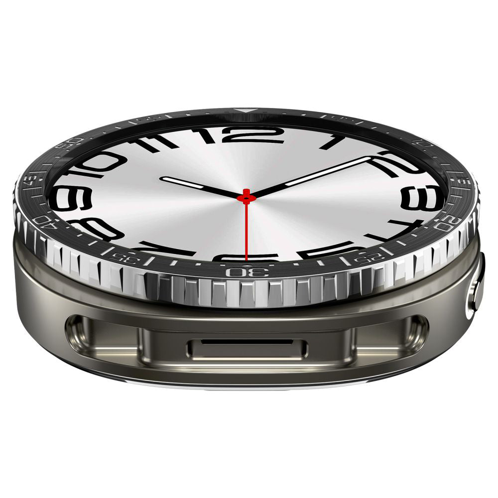 Accesoriu smartwatch Spigen Bezel Tune Diver (ACS10008) compatibil cu for Samsung Galaxy Watch8 44mm, Stainless Steel, Negru
