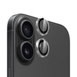 Folie de protectie Blueo Original Metal Frame Lens compatibil cu iPhone 16 / iPhone 16 Plus, Transparent