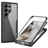 Folie de protectie Techsuit ColorVerse 360 Series + compatibil cu Samsung Galaxy S25 Ultra, Negru