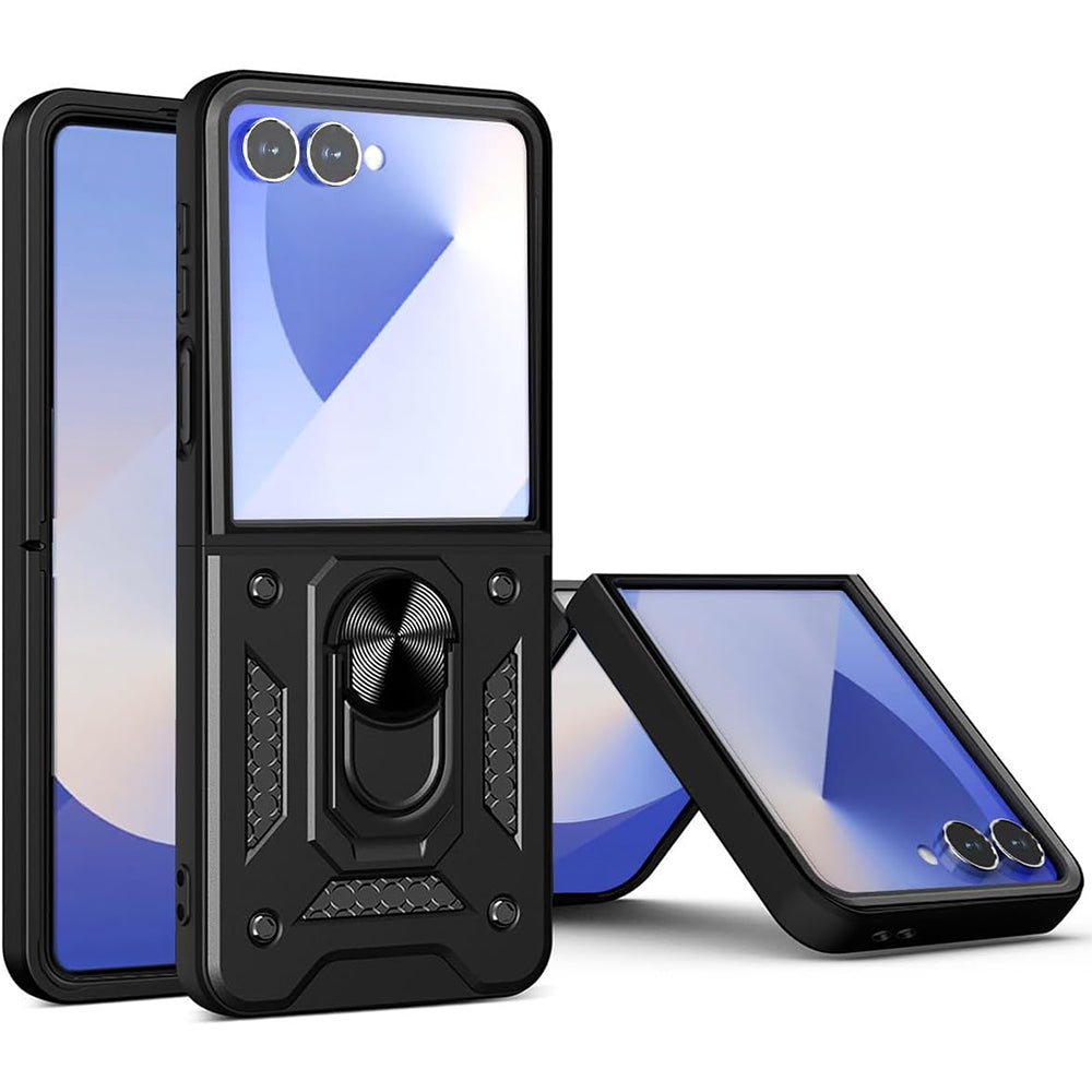 Husa de protectie Techsuit CamShield Series compatibil cu Samsung Galaxy Z Flip7, Negru
