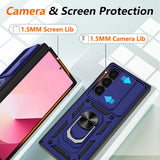 Husa de protectie Techsuit CamShield Series compatibil cu Samsung Galaxy Z Fold6, Albastru