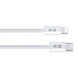 Cablu Blueo Data Cable, Type-C to Lightning, Fast Charging, Braided, 1.2m, Alb