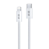 Cablu Blueo Data Cable, Type-C to Lightning, Fast Charging, Braided, 1.2m, Alb
