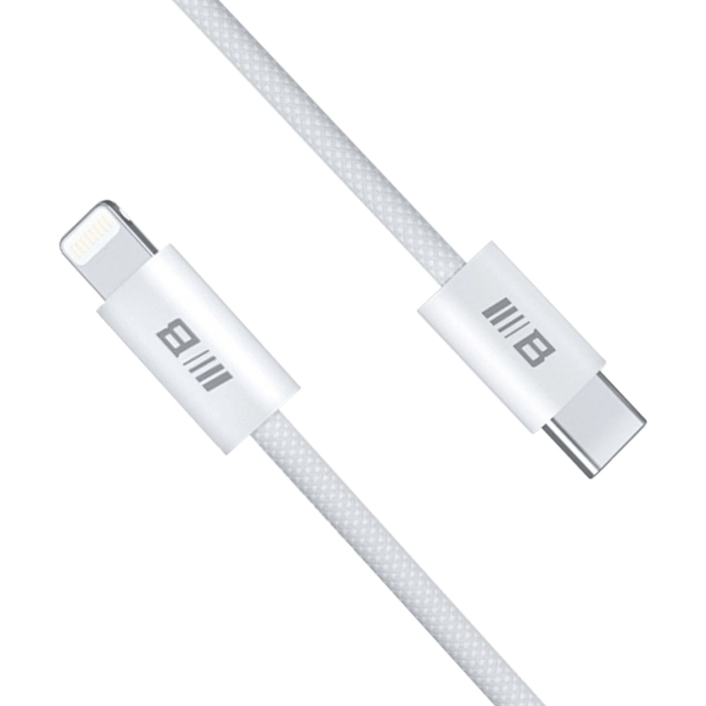 Cablu Blueo Data Cable, Type-C to Lightning, Fast Charging, Braided, 1.2m, Alb