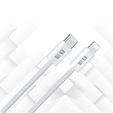 Cablu Blueo Data Cable, Type-C to Lightning, Fast Charging, Braided, 2m, Alb