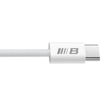 Cablu Blueo Data Cable, Type-C to Type-C, Fast Charging, Braided, 2m, Alb