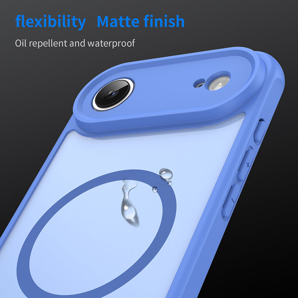 Husa de protectie Techsuit HaloFrost II MagSafe compatibil cu iPhone 17 Air, Albastru Cer