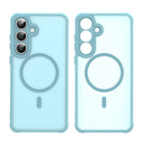 Husa de protectie Techsuit HaloFrost II MagSafe compatibil cu Samsung Galaxy S25 FE, Verde Menta