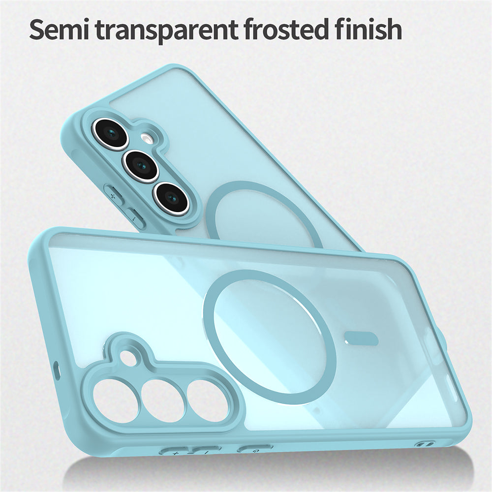 Husa de protectie Techsuit HaloFrost II MagSafe compatibil cu Samsung Galaxy S25 FE, Verde Menta