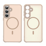 Husa de protectie Techsuit HaloFrost II MagSafe compatibil cu Samsung Galaxy S25 FE, Auriu