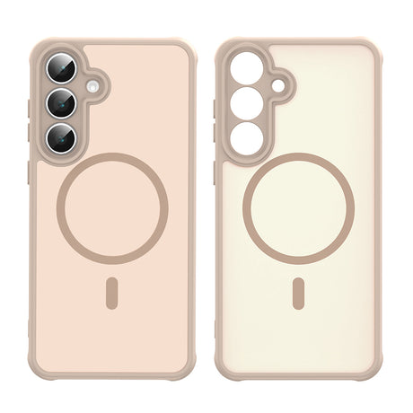 Husa de protectie Techsuit HaloFrost II MagSafe compatibil cu Samsung Galaxy S25 FE, Auriu