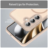 Husa de protectie Techsuit HaloFrost II MagSafe compatibil cu Samsung Galaxy S25 FE, Auriu