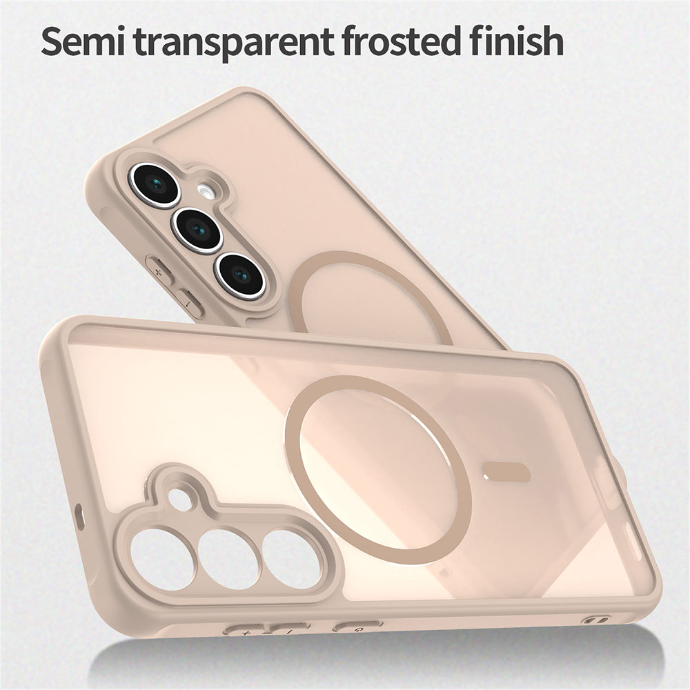 Husa de protectie Techsuit HaloFrost II MagSafe compatibil cu Samsung Galaxy S25 FE, Auriu