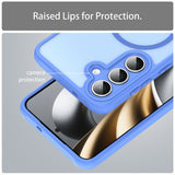 Husa de protectie Techsuit HaloFrost II MagSafe compatibil cu Samsung Galaxy S25 FE, Albastru Cer