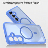 Husa de protectie Techsuit HaloFrost II MagSafe compatibil cu Samsung Galaxy S25 FE, Albastru Cer