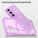 Husa de protectie Techsuit HaloFrost II MagSafe compatibil cu Samsung Galaxy S25 FE, Roz