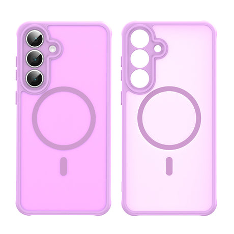 Husa de protectie Techsuit HaloFrost II MagSafe compatibil cu Samsung Galaxy S25 FE, Roz