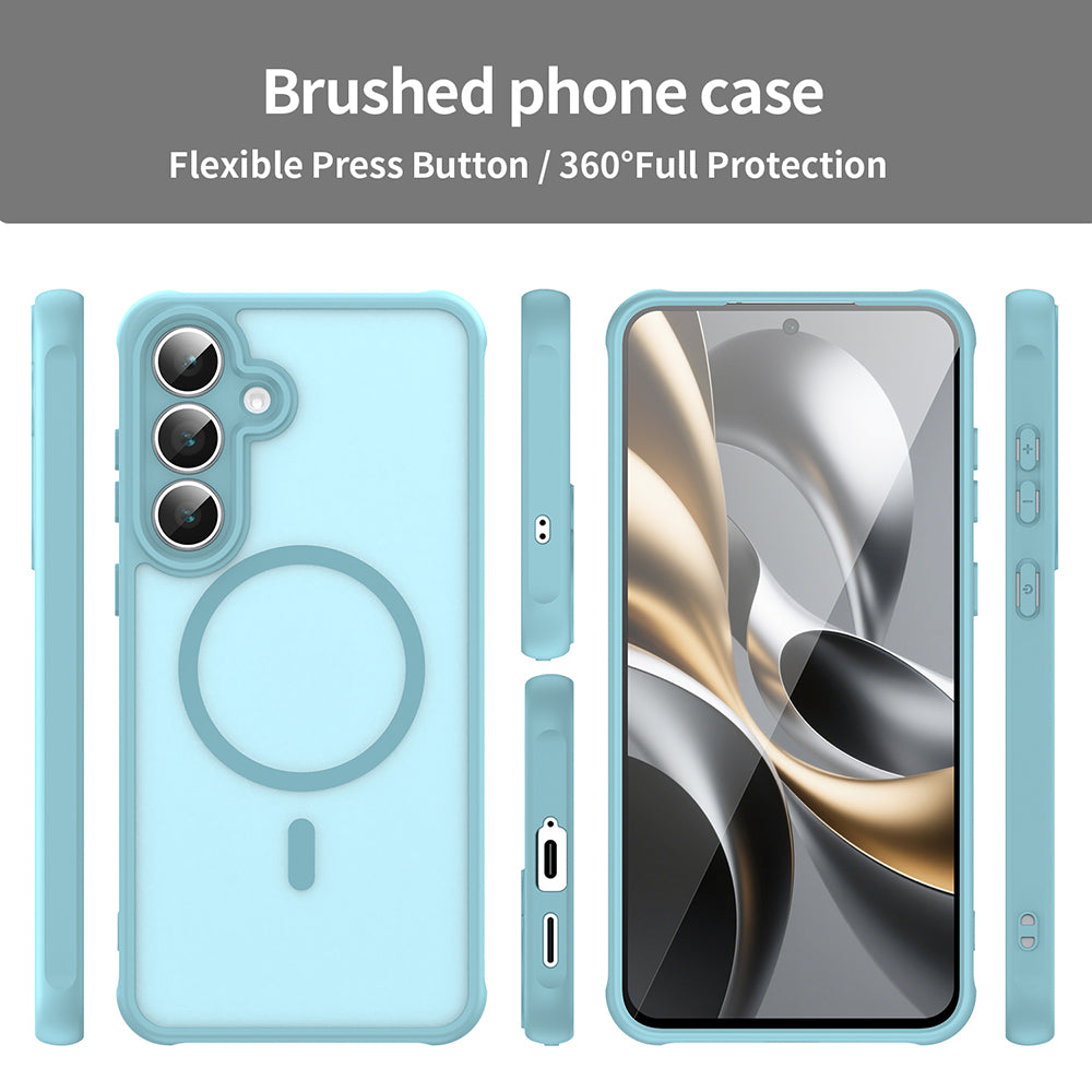 Husa de protectie Techsuit HaloFrost II MagSafe compatibil cu Samsung Galaxy A17 5G / A17 4G / M17 / F17, Verde Menta