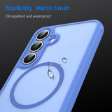 Husa de protectie Techsuit HaloFrost II MagSafe compatibil cu Samsung Galaxy A17 5G / A17 4G / M17 / F17, Albastru Cer